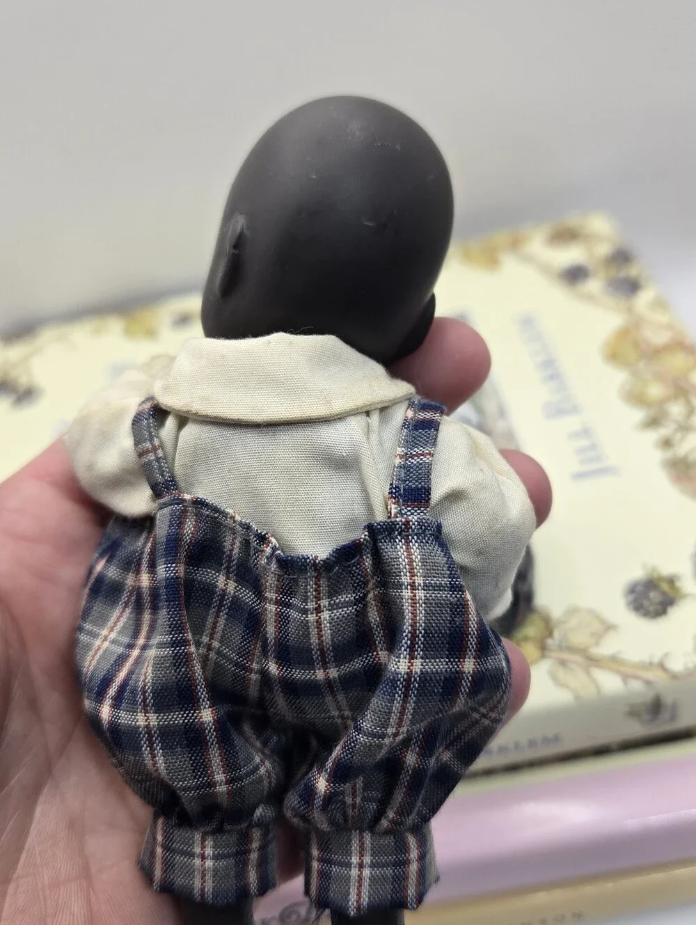 Vintage Bisque Baby Doll Jointed Porcelain Mini Americana Collectible